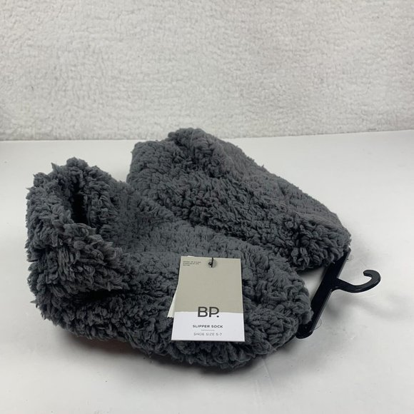 Nordstrom BP456355MI‎ Pull-on Bootie Women S/M(5-7) Gray Charcoal Shearling 8006 - Picture 1 of 8